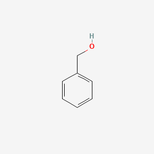 Chemical structure of BENZYL ALCOHOL, POLYMER-BOUND