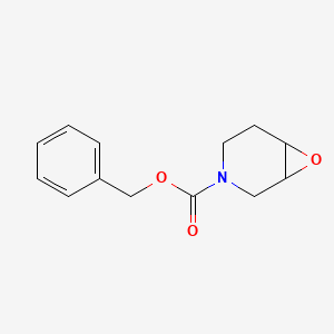 Chemical structure of Benzyl 7-Oxa-3-Azabicyclo[4.1.0]Heptane-3-Carboxylate