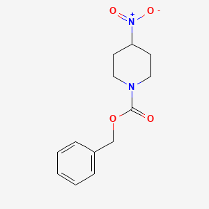 Chemical structure of Benzyl 4-nitropiperidine-1-carboxylate