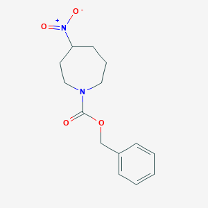 Chemical structure of Benzyl 4-Nitroazepane-1-Carboxylate
