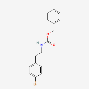 Chemical structure of Benzyl 4-bromophenethylcarbamate