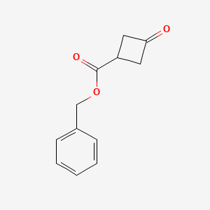 Chemical structure of Benzyl 3-Oxocyclobutanecarboxylate
