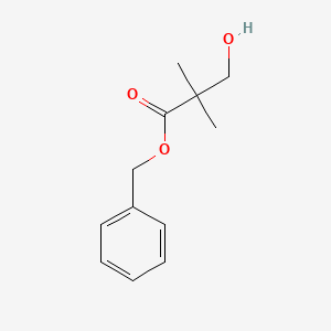 Chemical structure of Benzyl 3-hydroxy-2,2-dimethylpropanoate