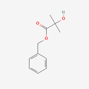 Chemical structure of Benzyl 2-Hydroxy-2-methylpropionate