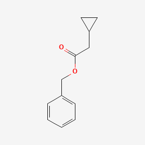 Chemical structure of Benzyl 2-cyclopropylacetate
