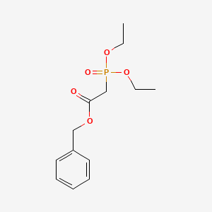 Chemical structure of Benzyl (diethoxyphosphoryl)acetate