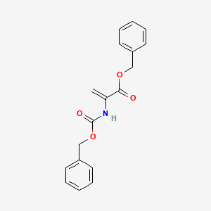 Chemical structure of Benzyl 2-(((benzyloxy)carbonyl)amino)acrylate