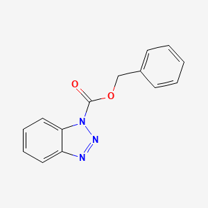 Chemical structure of 1-(Benzyloxycarbonyl)benzotriazole