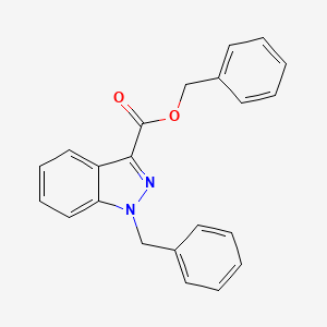 Chemical structure of Benzyl 1-Benzyl-1H-indazole-3-carboxylate