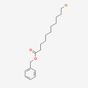 Chemical structure of Benzyl 11-bromoundecanoate