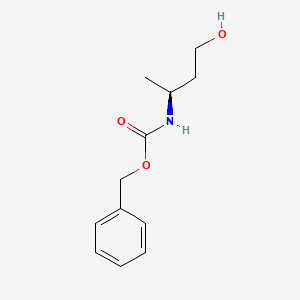 Chemical structure of benzyl (S)-(4-hydroxybutan-2-yl)carbamate