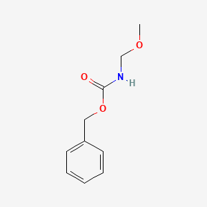 Chemical structure of Benzyl (methoxymethyl)carbamate