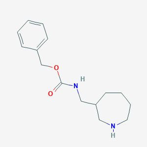 Chemical structure of Benzyl (Azepan-3-Ylmethyl)Carbamate