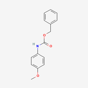 Chemical structure of Benzyl (4-methoxyphenyl)carbamate