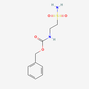 Chemical structure of Benzyl (2-sulfamoylethyl)carbamate