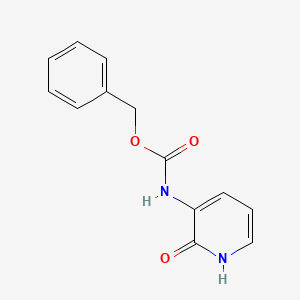 Chemical structure of Benzyl (2-oxo-1,2-dihydropyridin-3-yl)carbamate