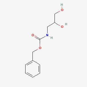 Chemical structure of Benzyl (2,3-dihydroxypropyl)carbamate