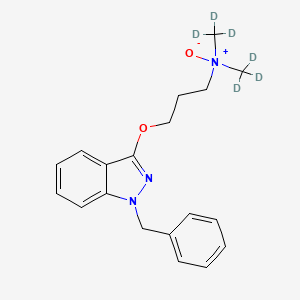 Chemical structure of Benzydamine-d6 N-Oxide