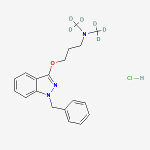 Chemical structure of Benzydamine-d6 Hydrochloride