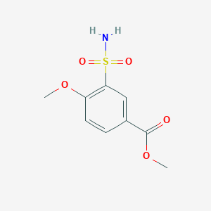 Chemical structure of Methyl 4-methoxy-3-sulfamoylbenzoate