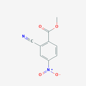Chemical structure of Methyl 2-cyano-4-nitrobenzoate