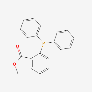 Chemical structure of Methyl 2-(diphenylphosphanyl)benzoate
