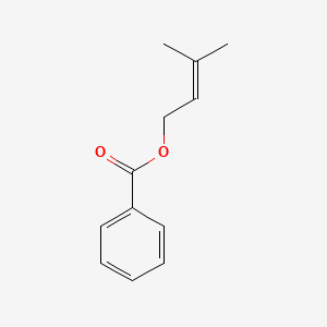 Chemical structure of Prenyl benzoate