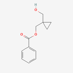 Chemical structure of (1-(Hydroxymethyl)cyclopropyl)methyl benzoate