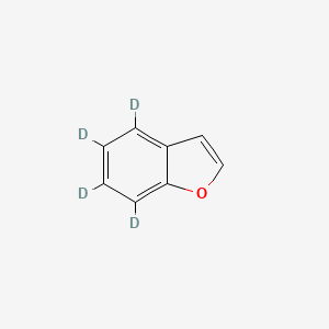 Chemical structure of Benzofuran-d4