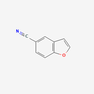 Chemical structure of Benzofuran-5-carbonitrile