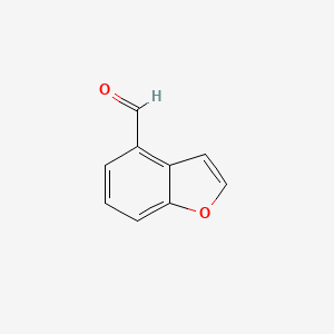 Chemical structure of Benzofuran-4-carbaldehyde