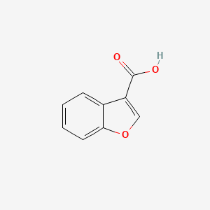Chemical structure of Benzofuran-3-carboxylic acid