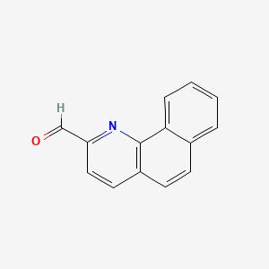 Chemical structure of Benzo[h]quinoline-2-carbaldehyde