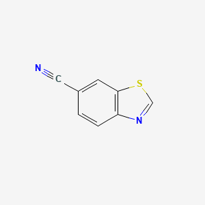 Chemical structure of Benzo[d]thiazole-6-carbonitrile