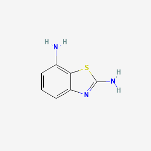 Chemical structure of Benzo[d]thiazole-2,7-diamine