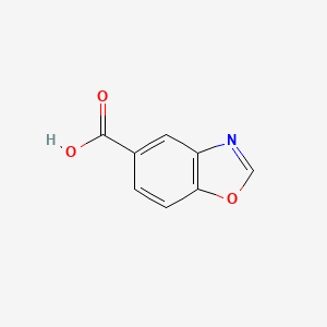 Chemical structure of Benzo[d]oxazole-5-carboxylic acid