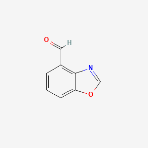 Chemical structure of Benzo[d]oxazole-4-carbaldehyde