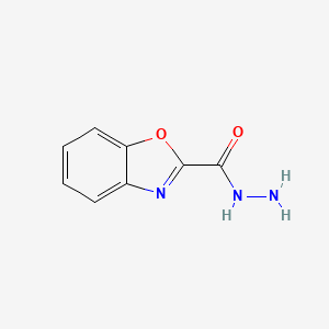 Chemical structure of Benzo[d]oxazole-2-carbohydrazide