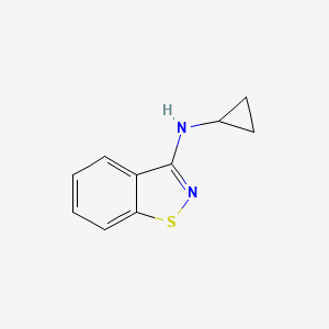 Chemical structure of N-Cyclopropylbenzo[d]isothiazol-3-amine