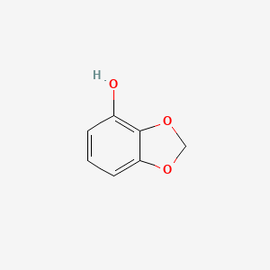Chemical structure of 1,3-Benzodioxol-4-ol