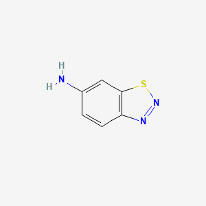 Chemical structure of 1,2,3-Benzothiadiazol-6-amine