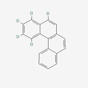 Chemical structure of Benzo[c]phenanthrene-d5