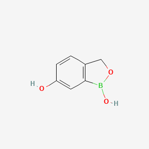 Chemical structure of Benzo[c][1,2]oxaborole-1,6(3H)-diol