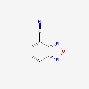 Chemical structure of Benzo[c][1,2,5]oxadiazole-4-carbonitrile