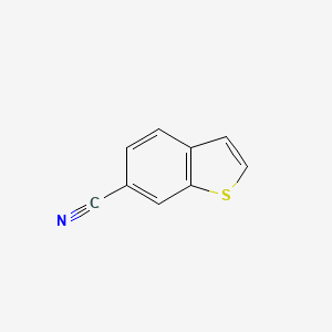 Chemical structure of Benzo[b]thiophene-6-carbonitrile