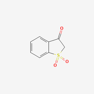 Chemical structure of Benzo[b]thiophene-3(2H)-one 1,1-Dioxide