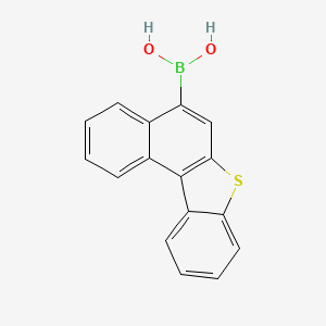 Chemical structure of Benzo[b]naphtho[1,2-d]thiophen-5-ylboronic acid