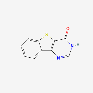 Chemical structure of [1]benzothieno[3,2-d]pyrimidin-4(3H)-one