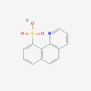 Chemical structure of Benzo(H)Quinoline-10-SulfonicAcid