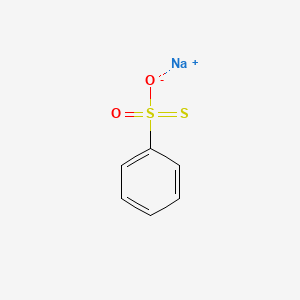 Chemical structure of Benzenethiosulfonic acid